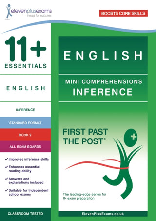 Cover image for 9781912364152 - 11+ Essentials English Mini Comprehensions: Inference Book 2