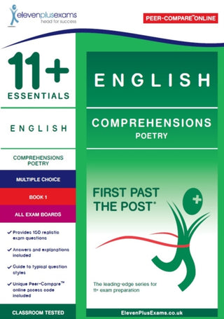 Cover image for 9781912364237 - 11+ Essentials English Comprehensions: Poetry Book 1