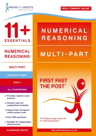 Cover image for 9781912364343 - 11+ Essentials Numerical Reasoning: Multi-Part Book 1