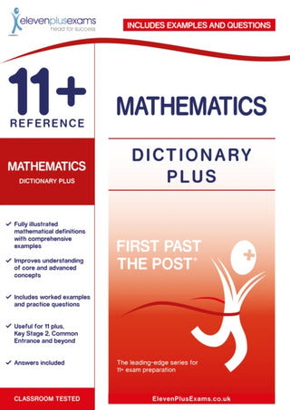 Cover image for 9781912364473 - 11+ Reference Mathematics Dictionary Plus