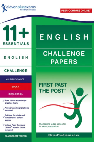 Cover image for 9781912364558 - 11+ Essentials English: Challenge Papers Book 1