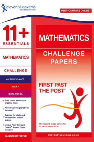 Cover image for 9781912364565 - 11+ Essentials Mathematics: Challenge Papers Book 1