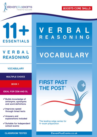 Supplemental image for 9781912364626 - 11+ Essentials Verbal Reasoning: Vocabulary Book 1
