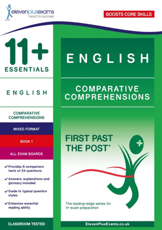 Cover image for 9781912364985 - 11+ Essentials English Comprehensions: Comparative Comprehension Book 1
