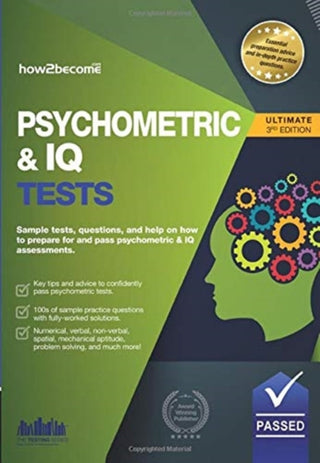 Cover image for 9781912370641 - Psychometric & IQ Tests