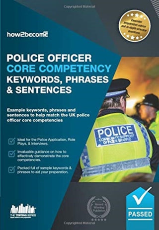 Cover image for 9781912370702 - Police Officer Core Competency Keywords, Phrases & Sentences