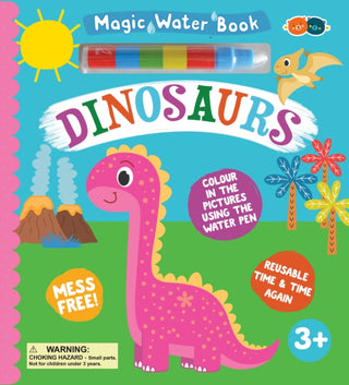 Cover image for 9781912544066 - Magic Water Book - Dinosaurs