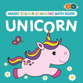 Cover image for 9781912544639 - Magic Colour Changing Bath Book - Unicorn