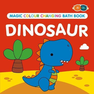 Cover image for 9781912544646 - Magic Colour Changing Bath Book - Dinosaur