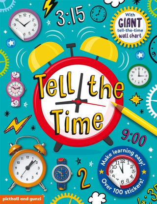 Cover image for 9781912646197 - Tell The Time Sticker Book