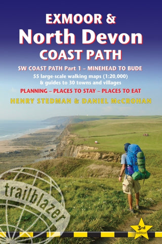 Cover image for 9781912716241 - Exmoor & North Devon Coast Path Trailblazer Walking Guide