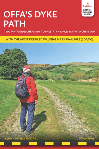 Cover image for 9781912716425 - Offa's Dyke Path Trailblazer Walking Guide 6e