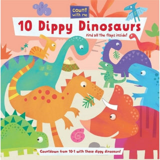 Cover image for 9781912738212 - 10 Dippy Dinosaurs