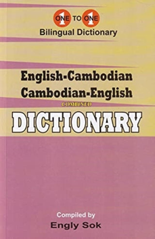 Cover image for 9781912826308 - English-Cambodian & Cambodian-English One-to-One Dictionary (exam-suitable)