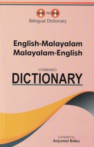 Cover image for 9781912826483 - English-Malayalam & Malayalam-English One-to-One Dictionary