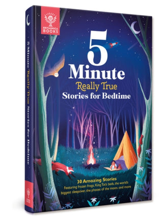 Cover image for 9781912920648 - Britannica's 5-Minute Really True Stories for Bedtime
