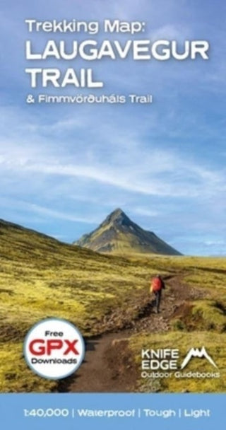 Cover image for 9781912933501 - Trekking Map: Iceland's Laugavegur & Fimmvorduhals Trail