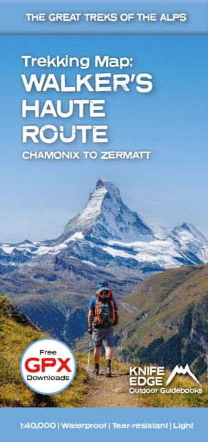 Supplemental image for 9781912933518 - Trekking Map: Walker's Haute Route: Chamonix to Zermatt