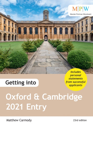 Supplemental image for 9781912943241 - Getting into Oxford and Cambridge 2021 Entry