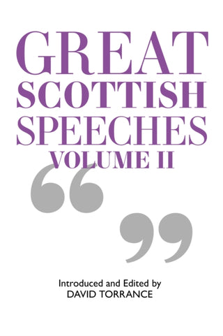 Cover image for 9781913025649 - Great Scottish Speeches