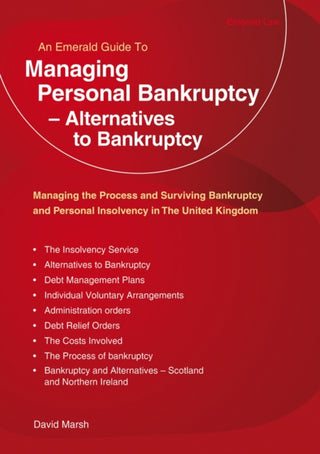 Cover image for 9781913342227 - Managing Personal Bankruptcy - Alternatives to Bankruptcy