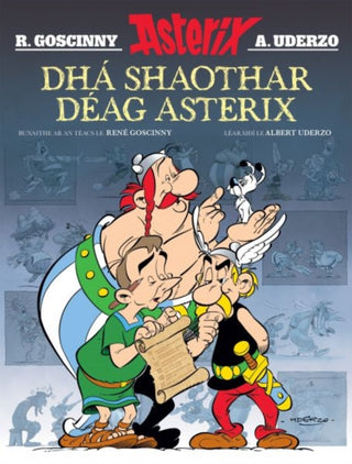 Supplemental image for 9781913573829 - Dha Shaothar Deag Asterix ( Leabhair Mhaisithe Asterix / Asterix Illustrated Albums in Irish)