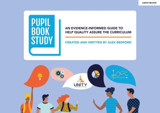 Cover image for 9781913622466 - Pupil Book Study: An evidence-informed guide to help quality assure the curriculum