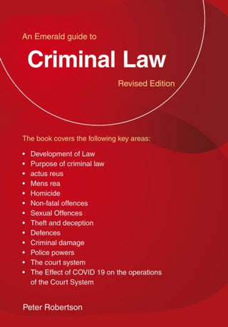 Cover image for 9781913776015 - Criminal Law