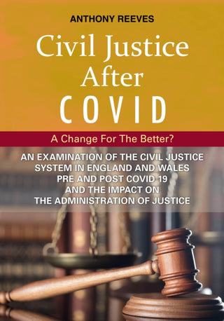 Cover image for 9781913776084 - Civil Justice After COVID: A Change for the Better?