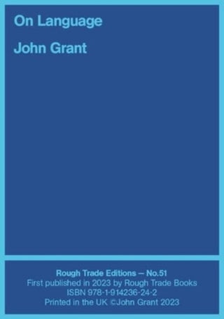 Cover image for 9781914236242 - On Language - John Grant and Will Burns (RT#51)