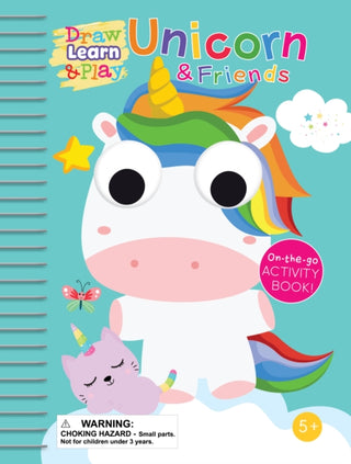 Cover image for 9781914330759 - Draw, Learn & Play - Unicorn & Friends