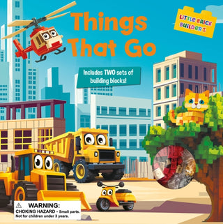 Cover image for 9781914330865 - Little Brick Builderz  Things that Go