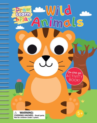 Cover image for 9781914330919 - Draw Learn & Play Wild Animals