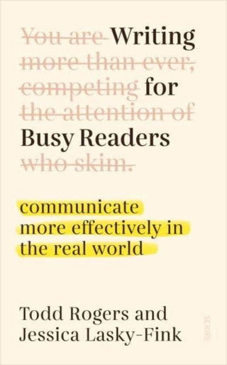 Supplemental image for 9781914484452 - Writing for Busy Readers