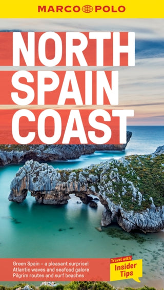 Cover image for 9781914515392 - North Spain Coast Marco Polo Pocket Travel Guide - with pull out map