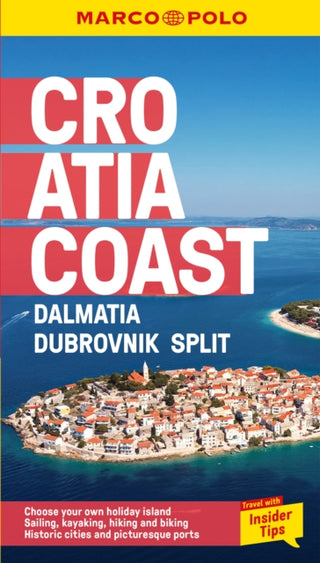 Cover image for 9781914515422 - Croatia Coast Marco Polo Pocket Travel Guide - with pull out map