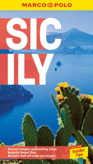 Cover image for 9781914515569 - Sicily Marco Polo Pocket Travel Guide - with pull out map