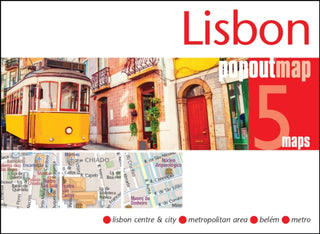 Cover image for 9781914515736 - Lisbon PopOut Map - pocket-size, pop-up map of Lisbon