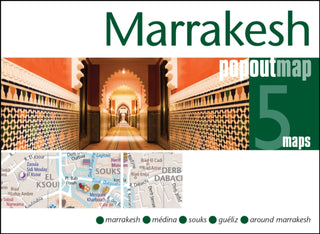 Cover image for 9781914515750 - Marrakesh PopOut Map - pocket size pop up city map of Marrakesh