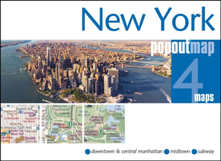 Supplemental image for 9781914515972 - New York PopOut Map - pocket size, pop up map of new york city