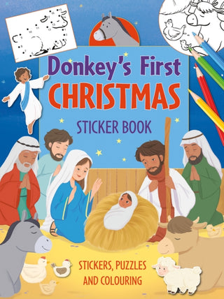 Cover image for 9781915074157 - Donkeys First Christmas