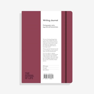 Cover image for 9781915087980 - The School of Life Writing Journal - Burgundy