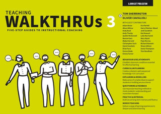 Cover image for 9781915261137 - Teaching WalkThrus 3: Five-step guides to instructional coaching
