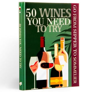 Cover image for 9781915410528 - 50 Wines You Need To Try Gift Book