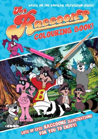 Supplemental image for 9781915439994 - The Raccoons Colouring Book