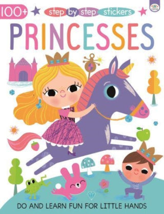 Cover image for 9781915458643 - Step by Step Stickers Princesses