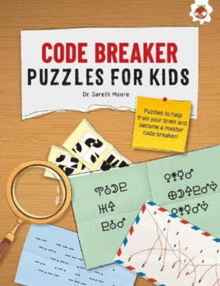 Cover image for 9781915461827 - CODE BREAKER PUZZLES FOR KIDS