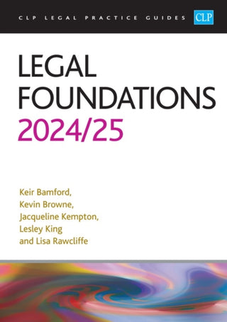 Cover image for 9781915469830 - Legal Foundations 2024/2025