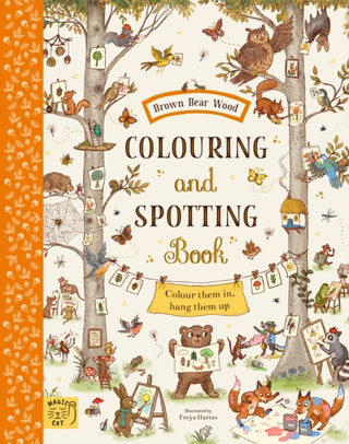 Supplemental image for 9781915569103 - Brown Bear Wood: Colouring and Spotting Book