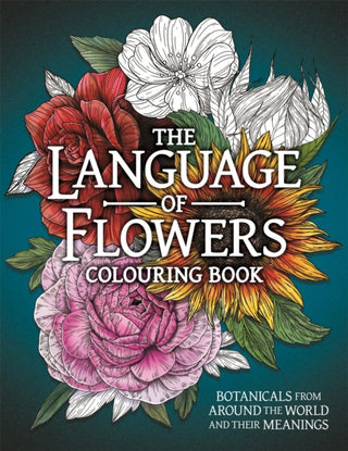 Cover image for 9781915751348 - The Language of Flowers Colouring Book